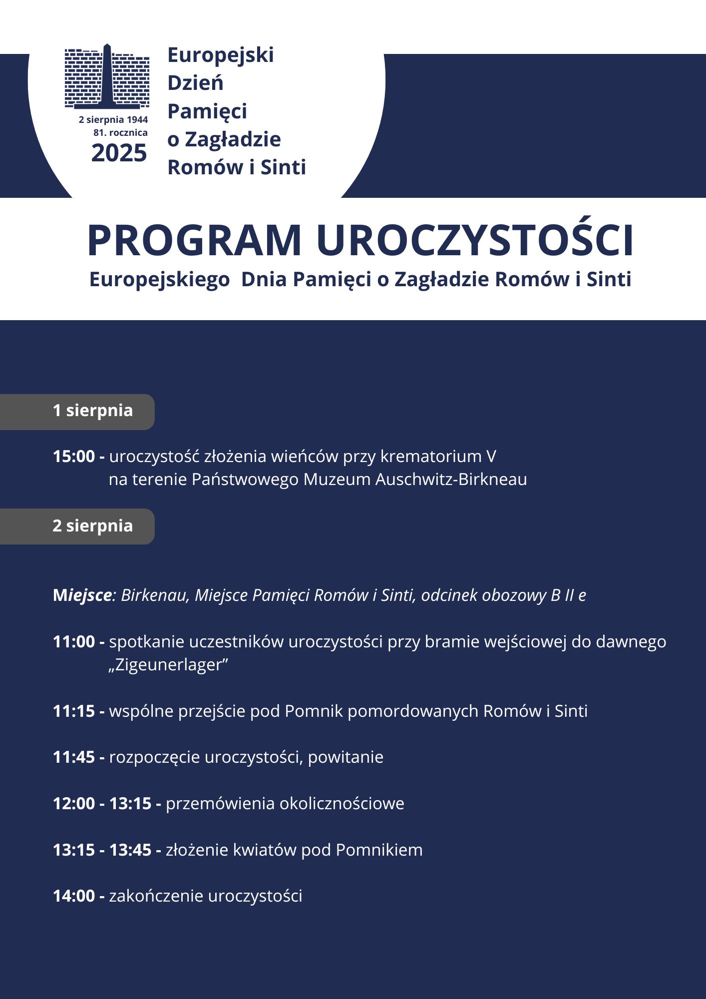 81www program uroczystości